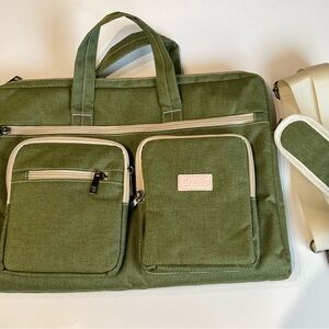 15-15.6 inch Laptop Shoulder Bag Olive